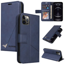 Load image into Gallery viewer, GQUTROBE Right Angle Leather Phone Case, For iPhone 13, For iPhone 13 mini, For iPhone 13 Pro, For iPhone 13 Pro Max, For iPhone 12 mini, For iPhone 12 Pro, For iPhone 12 Pro Max, For iPhone 11