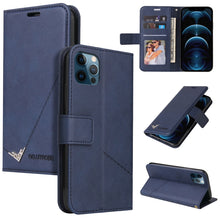 Load image into Gallery viewer, GQUTROBE Right Angle Leather Phone Case, For iPhone 13, For iPhone 13 mini, For iPhone 13 Pro, For iPhone 13 Pro Max, For iPhone 12 mini, For iPhone 12 Pro, For iPhone 12 Pro Max, For iPhone 11