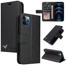 Load image into Gallery viewer, GQUTROBE Right Angle Leather Phone Case, For iPhone 13, For iPhone 13 mini, For iPhone 13 Pro, For iPhone 13 Pro Max, For iPhone 12 mini, For iPhone 12 Pro, For iPhone 12 Pro Max, For iPhone 11