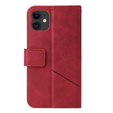 Load image into Gallery viewer, GQUTROBE Right Angle Leather Phone Case, For iPhone 11 Pro, For iPhone 11 Pro Max, For iPhone X / XS, For iPhone XR, For iPhone XS Max, For iPhone 7 Plus / 8 Plus, For iPhone 6 Plus / 6s Plus, For iPhone 6 / 6S