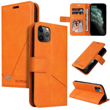 Load image into Gallery viewer, GQUTROBE Right Angle Leather Phone Case, For iPhone 11 Pro, For iPhone 11 Pro Max, For iPhone X / XS, For iPhone XR, For iPhone XS Max, For iPhone 7 Plus / 8 Plus, For iPhone 6 Plus / 6s Plus, For iPhone 6 / 6S