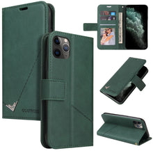 Load image into Gallery viewer, GQUTROBE Right Angle Leather Phone Case, For iPhone 11 Pro, For iPhone 11 Pro Max, For iPhone X / XS, For iPhone XR, For iPhone XS Max, For iPhone 7 Plus / 8 Plus, For iPhone 6 Plus / 6s Plus, For iPhone 6 / 6S