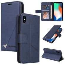 Load image into Gallery viewer, GQUTROBE Right Angle Leather Phone Case, For iPhone 11 Pro, For iPhone 11 Pro Max, For iPhone X / XS, For iPhone XR, For iPhone XS Max, For iPhone 7 Plus / 8 Plus, For iPhone 6 Plus / 6s Plus, For iPhone 6 / 6S