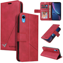 Load image into Gallery viewer, GQUTROBE Right Angle Leather Phone Case, For iPhone 11 Pro, For iPhone 11 Pro Max, For iPhone X / XS, For iPhone XR, For iPhone XS Max, For iPhone 7 Plus / 8 Plus, For iPhone 6 Plus / 6s Plus, For iPhone 6 / 6S
