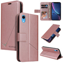 Load image into Gallery viewer, GQUTROBE Right Angle Leather Phone Case, For iPhone 11 Pro, For iPhone 11 Pro Max, For iPhone X / XS, For iPhone XR, For iPhone XS Max, For iPhone 7 Plus / 8 Plus, For iPhone 6 Plus / 6s Plus, For iPhone 6 / 6S