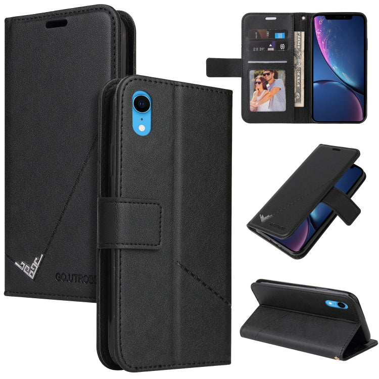 GQUTROBE Right Angle Leather Phone Case, For iPhone 11 Pro, For iPhone 11 Pro Max, For iPhone X / XS, For iPhone XR, For iPhone XS Max, For iPhone 7 Plus / 8 Plus, For iPhone 6 Plus / 6s Plus, For iPhone 6 / 6S