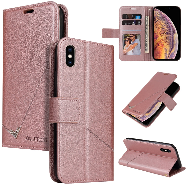 GQUTROBE Right Angle Leather Phone Case, For iPhone 11 Pro, For iPhone 11 Pro Max, For iPhone X / XS, For iPhone XR, For iPhone XS Max, For iPhone 7 Plus / 8 Plus, For iPhone 6 Plus / 6s Plus, For iPhone 6 / 6S