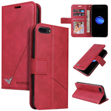 Load image into Gallery viewer, GQUTROBE Right Angle Leather Phone Case, For iPhone 11 Pro, For iPhone 11 Pro Max, For iPhone X / XS, For iPhone XR, For iPhone XS Max, For iPhone 7 Plus / 8 Plus, For iPhone 6 Plus / 6s Plus, For iPhone 6 / 6S