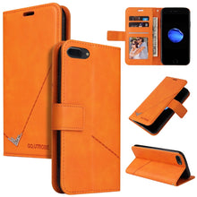 Load image into Gallery viewer, GQUTROBE Right Angle Leather Phone Case, For iPhone 11 Pro, For iPhone 11 Pro Max, For iPhone X / XS, For iPhone XR, For iPhone XS Max, For iPhone 7 Plus / 8 Plus, For iPhone 6 Plus / 6s Plus, For iPhone 6 / 6S