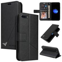 Load image into Gallery viewer, GQUTROBE Right Angle Leather Phone Case, For iPhone 11 Pro, For iPhone 11 Pro Max, For iPhone X / XS, For iPhone XR, For iPhone XS Max, For iPhone 7 Plus / 8 Plus, For iPhone 6 Plus / 6s Plus, For iPhone 6 / 6S