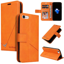 Load image into Gallery viewer, GQUTROBE Right Angle Leather Phone Case, For iPhone 7 / 8 / SE 2020 / SE 2022