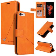 Load image into Gallery viewer, GQUTROBE Right Angle Leather Phone Case, For iPhone 11 Pro, For iPhone 11 Pro Max, For iPhone X / XS, For iPhone XR, For iPhone XS Max, For iPhone 7 Plus / 8 Plus, For iPhone 6 Plus / 6s Plus, For iPhone 6 / 6S
