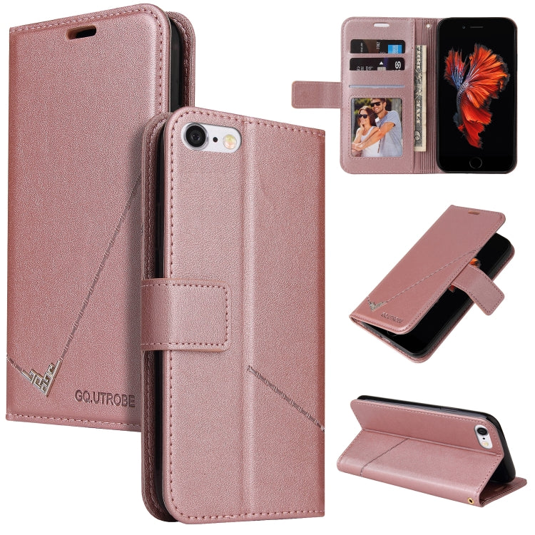 GQUTROBE Right Angle Leather Phone Case, For iPhone 11 Pro, For iPhone 11 Pro Max, For iPhone X / XS, For iPhone XR, For iPhone XS Max, For iPhone 7 Plus / 8 Plus, For iPhone 6 Plus / 6s Plus, For iPhone 6 / 6S