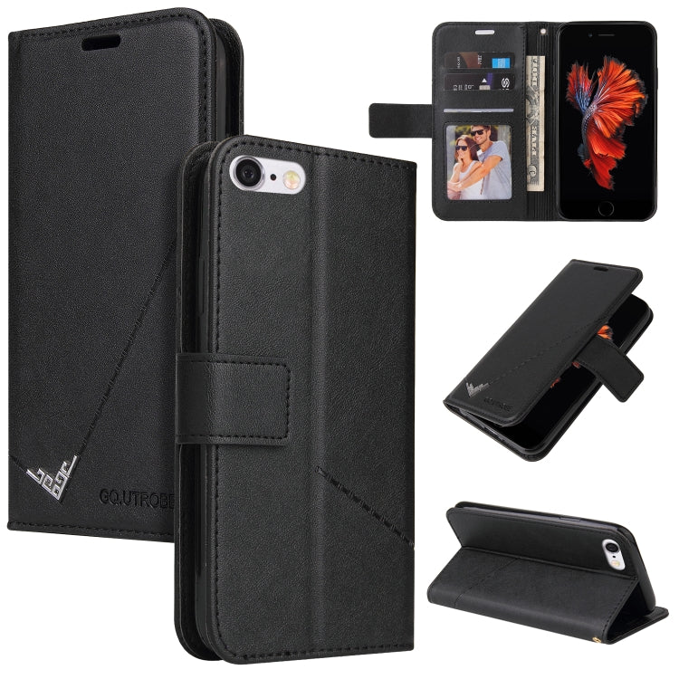GQUTROBE Right Angle Leather Phone Case, For iPhone 11 Pro, For iPhone 11 Pro Max, For iPhone X / XS, For iPhone XR, For iPhone XS Max, For iPhone 7 Plus / 8 Plus, For iPhone 6 Plus / 6s Plus, For iPhone 6 / 6S