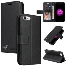 Load image into Gallery viewer, GQUTROBE Right Angle Leather Phone Case, For iPhone 11 Pro, For iPhone 11 Pro Max, For iPhone X / XS, For iPhone XR, For iPhone XS Max, For iPhone 7 Plus / 8 Plus, For iPhone 6 Plus / 6s Plus, For iPhone 6 / 6S