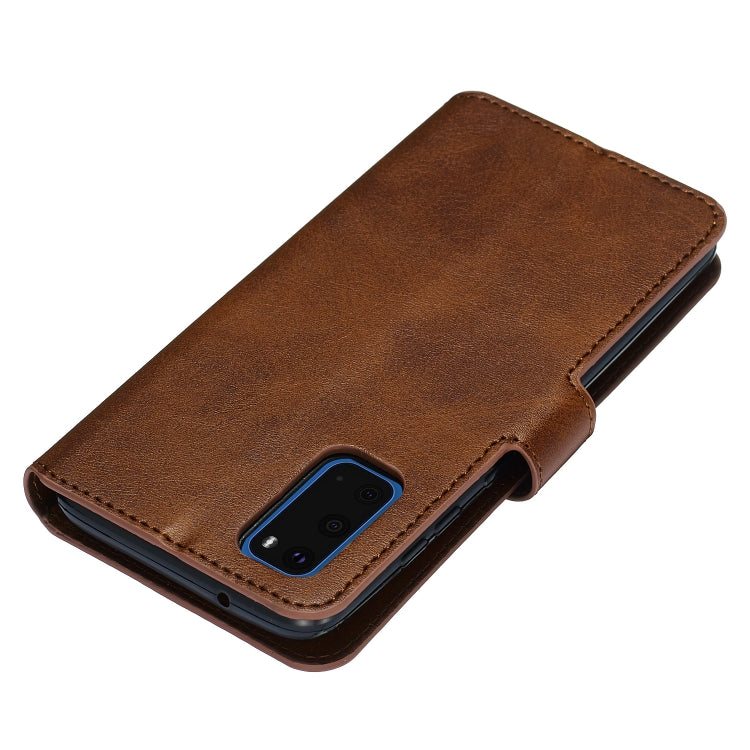 Classic Calf Texture Magnetic Attraction Horizontal Flip Leather Case with Stand & Card Slots & Wallet Function