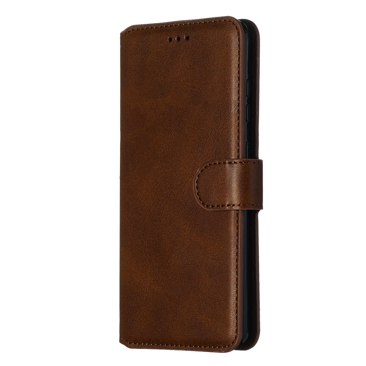 Classic Calf Texture Magnetic Attraction Horizontal Flip Leather Case with Stand & Card Slots & Wallet Function