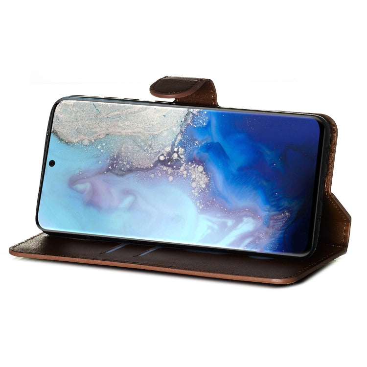 Classic Calf Texture Magnetic Attraction Horizontal Flip Leather Case with Stand & Card Slots & Wallet Function