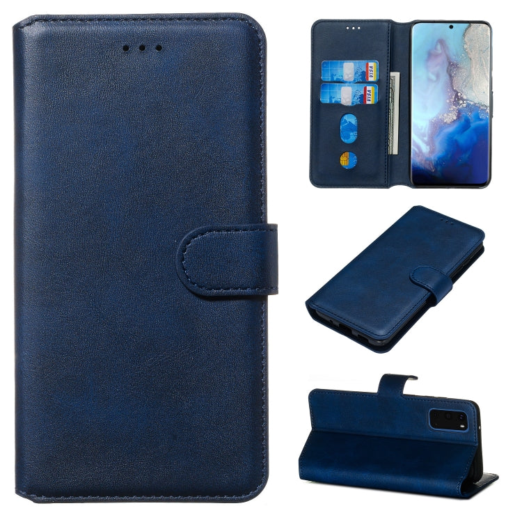 Classic Calf Texture Magnetic Attraction Horizontal Flip Leather Case with Stand & Card Slots & Wallet Function