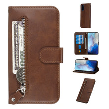 Load image into Gallery viewer, Fashion Calf Texture Zipper Horizontal Flip Leather Case with Stand &amp; Card Slots &amp; Wallet Function, For Galaxy S20 Ultra, For Galaxy S20, For Galaxy S20+