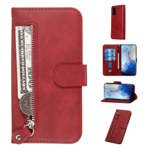 Load image into Gallery viewer, Fashion Calf Texture Zipper Horizontal Flip Leather Case with Stand &amp; Card Slots &amp; Wallet Function, For Galaxy S20 Ultra, For Galaxy S20, For Galaxy S20+