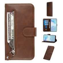 Load image into Gallery viewer, Fashion Calf Texture Zipper Horizontal Flip Leather Case with Stand &amp; Card Slots &amp; Wallet Function, For Galaxy S20 Ultra, For Galaxy S20, For Galaxy S20+