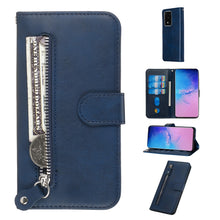 Load image into Gallery viewer, Fashion Calf Texture Zipper Horizontal Flip Leather Case with Stand &amp; Card Slots &amp; Wallet Function, For Galaxy S20 Ultra, For Galaxy S20, For Galaxy S20+