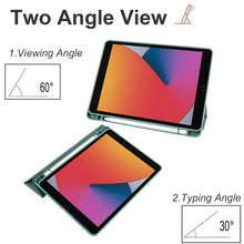 Load image into Gallery viewer, Acrylic 3-folding Smart Leather Tablet Case, For iPad 9.7 2018/2017, For iPad 10.2 2021/2020/2019, For iPad  Air 2022/2020/Pro 11 2021/2020/2018, For iPad Air 13 2024 / Pro 12.9 2022 / 2021/2020/2018, For Samsung Galaxy Tab S6 Lite 2020/2022