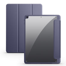 Load image into Gallery viewer, Acrylic 3-folding Smart Leather Tablet Case, For iPad 9.7 2018/2017, For iPad 10.2 2021/2020/2019, For iPad  Air 2022/2020/Pro 11 2021/2020/2018, For iPad Air 13 2024 / Pro 12.9 2022 / 2021/2020/2018, For Samsung Galaxy Tab S6 Lite 2020/2022