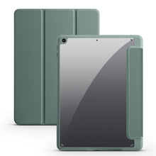 Load image into Gallery viewer, Acrylic 3-folding Smart Leather Tablet Case, For iPad 9.7 2018/2017, For iPad 10.2 2021/2020/2019, For iPad  Air 2022/2020/Pro 11 2021/2020/2018, For iPad Air 13 2024 / Pro 12.9 2022 / 2021/2020/2018, For Samsung Galaxy Tab S6 Lite 2020/2022