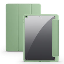 Load image into Gallery viewer, Acrylic 3-folding Smart Leather Tablet Case, For iPad 9.7 2018/2017, For iPad 10.2 2021/2020/2019, For iPad  Air 2022/2020/Pro 11 2021/2020/2018, For iPad Air 13 2024 / Pro 12.9 2022 / 2021/2020/2018, For Samsung Galaxy Tab S6 Lite 2020/2022