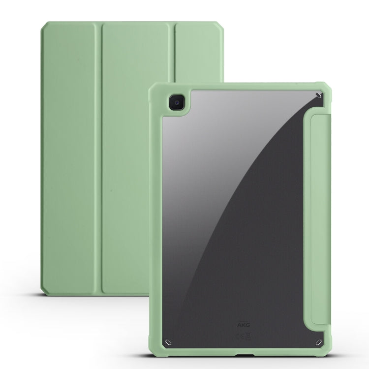 Acrylic 3-folding Smart Leather Tablet Case, For iPad 9.7 2018/2017, For iPad 10.2 2021/2020/2019, For iPad  Air 2022/2020/Pro 11 2021/2020/2018, For iPad Air 13 2024 / Pro 12.9 2022 / 2021/2020/2018, For Samsung Galaxy Tab S6 Lite 2020/2022