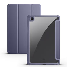 Load image into Gallery viewer, Acrylic 3-folding Smart Leather Tablet Case, For iPad 9.7 2018/2017, For iPad 10.2 2021/2020/2019, For iPad  Air 2022/2020/Pro 11 2021/2020/2018, For iPad Air 13 2024 / Pro 12.9 2022 / 2021/2020/2018, For Samsung Galaxy Tab S6 Lite 2020/2022