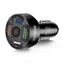 Load image into Gallery viewer, TE-094 4 in 1 Cigarette Lighter Conversion Plug Multi-function USB Car Fast Charger