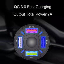 Load image into Gallery viewer, TE-094 4 in 1 Cigarette Lighter Conversion Plug Multi-function USB Car Fast Charger