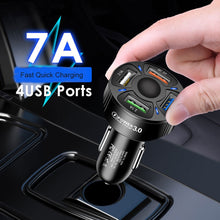 Load image into Gallery viewer, TE-094 4 in 1 Cigarette Lighter Conversion Plug Multi-function USB Car Fast Charger