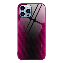 Load image into Gallery viewer, Texture Gradient Glass TPU Phone Case, For iPhone 13, For iPhone 13 Pro, For iPhone 13 Pro Max, For iPhone 12 / 12 Pro, For iPhone 12 Pro Max, For iPhone 11, For iPhone 11 Pro Max, For iPhone XR