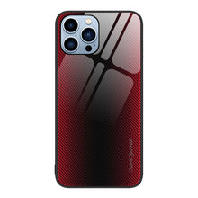 Load image into Gallery viewer, Texture Gradient Glass TPU Phone Case, For iPhone 13, For iPhone 13 Pro, For iPhone 13 Pro Max, For iPhone 12 / 12 Pro, For iPhone 12 Pro Max, For iPhone 11, For iPhone 11 Pro Max, For iPhone XR