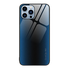 Load image into Gallery viewer, Texture Gradient Glass TPU Phone Case, For iPhone 13, For iPhone 13 Pro, For iPhone 13 Pro Max, For iPhone 12 / 12 Pro, For iPhone 12 Pro Max, For iPhone 11, For iPhone 11 Pro Max, For iPhone XR