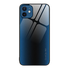 Load image into Gallery viewer, Texture Gradient Glass TPU Phone Case, For iPhone 13, For iPhone 13 Pro, For iPhone 13 Pro Max, For iPhone 12 / 12 Pro, For iPhone 12 Pro Max, For iPhone 11, For iPhone 11 Pro Max, For iPhone XR