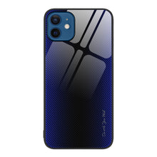 Load image into Gallery viewer, Texture Gradient Glass TPU Phone Case, For iPhone 13, For iPhone 13 Pro, For iPhone 13 Pro Max, For iPhone 12 / 12 Pro, For iPhone 12 Pro Max, For iPhone 11, For iPhone 11 Pro Max, For iPhone XR