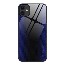Load image into Gallery viewer, Texture Gradient Glass TPU Phone Case, For iPhone 13, For iPhone 13 Pro, For iPhone 13 Pro Max, For iPhone 12 / 12 Pro, For iPhone 12 Pro Max, For iPhone 11, For iPhone 11 Pro Max, For iPhone XR