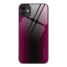 Load image into Gallery viewer, Texture Gradient Glass TPU Phone Case, For iPhone 13, For iPhone 13 Pro, For iPhone 13 Pro Max, For iPhone 12 / 12 Pro, For iPhone 12 Pro Max, For iPhone 11, For iPhone 11 Pro Max, For iPhone XR