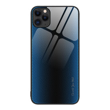 Load image into Gallery viewer, Texture Gradient Glass TPU Phone Case, For iPhone 13, For iPhone 13 Pro, For iPhone 13 Pro Max, For iPhone 12 / 12 Pro, For iPhone 12 Pro Max, For iPhone 11, For iPhone 11 Pro Max, For iPhone XR