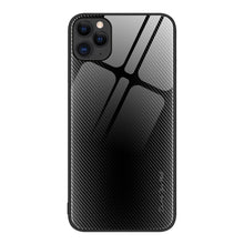Load image into Gallery viewer, Texture Gradient Glass TPU Phone Case, For iPhone 13, For iPhone 13 Pro, For iPhone 13 Pro Max, For iPhone 12 / 12 Pro, For iPhone 12 Pro Max, For iPhone 11, For iPhone 11 Pro Max, For iPhone XR