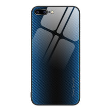 Load image into Gallery viewer, Texture Gradient Glass TPU Phone Case, For iPhone 8 Plus / 7 Plus