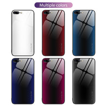 Load image into Gallery viewer, Texture Gradient Glass TPU Phone Case, For iPhone 8 Plus / 7 Plus