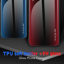 Load image into Gallery viewer, Texture Gradient Glass TPU Phone Case, For iPhone 8 Plus / 7 Plus