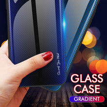 Load image into Gallery viewer, Texture Gradient Glass TPU Phone Case, For iPhone 8 Plus / 7 Plus