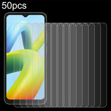 Load image into Gallery viewer, 50 PCS 0.26mm 9H 2.5D Tempered Glass Film, For TCL 30XL 2022 (50 PCS), For Xiaomi Redmi A2 / A2+ / A1 / A1+ / Xiaomi Poco C50 / C51 (50 PCS)